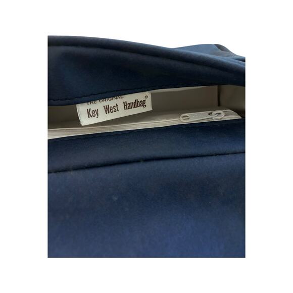 The Original Florida Keys Painted Leather Handbag Boat Harbour NWT - Picture 9 of 13